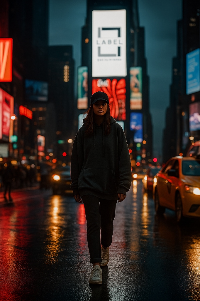 LABEL Exclusive brand strategy — Times Square billboard campaign by K&G Marketing Sydney