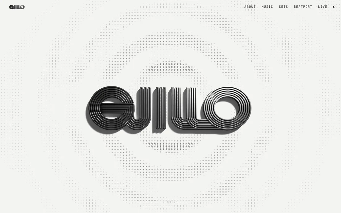 Guillo — DJ and music producer website built by K&G